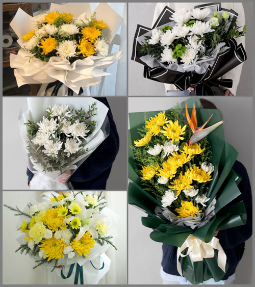 江苏南通如东市岔河镇银河村白事花束代送